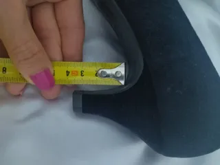 Zapatos negros tacón bajo