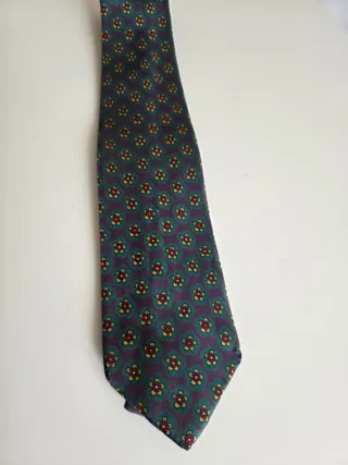 Corbata vintage floral