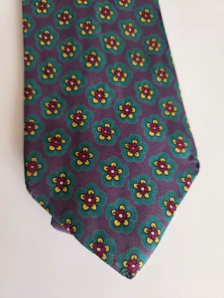 Corbata vintage floral