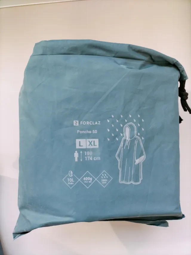Poncho Forclaz 50 Talla L XL (174-190cm)