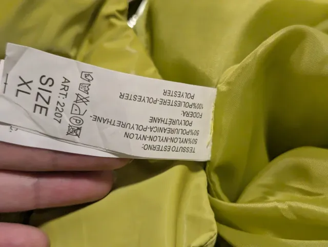 Giacca imbottita lucida