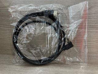 Cable HDMI Negro con Conector Angular