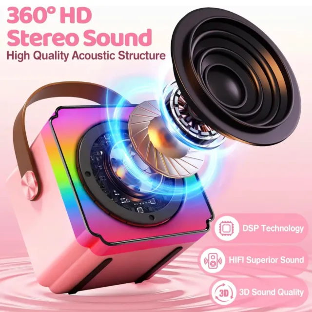 Micrófono Karaoke Infantil Rosa