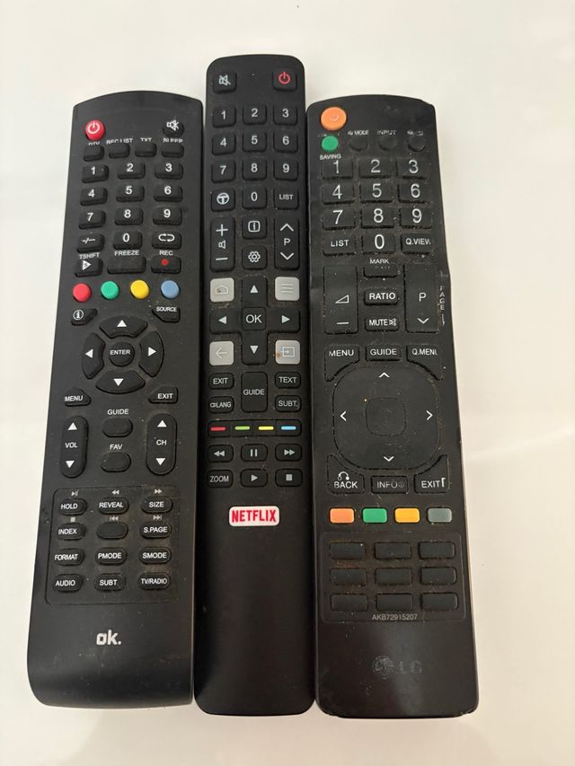 3 Mandos TV LG, ok. Como Nuevos