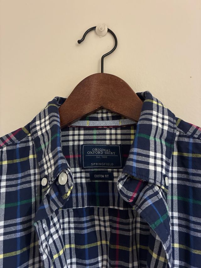 Camisa Springfield cuadros azul multicolor