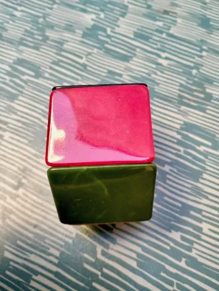 Pulsera ancha geométrica multicolor