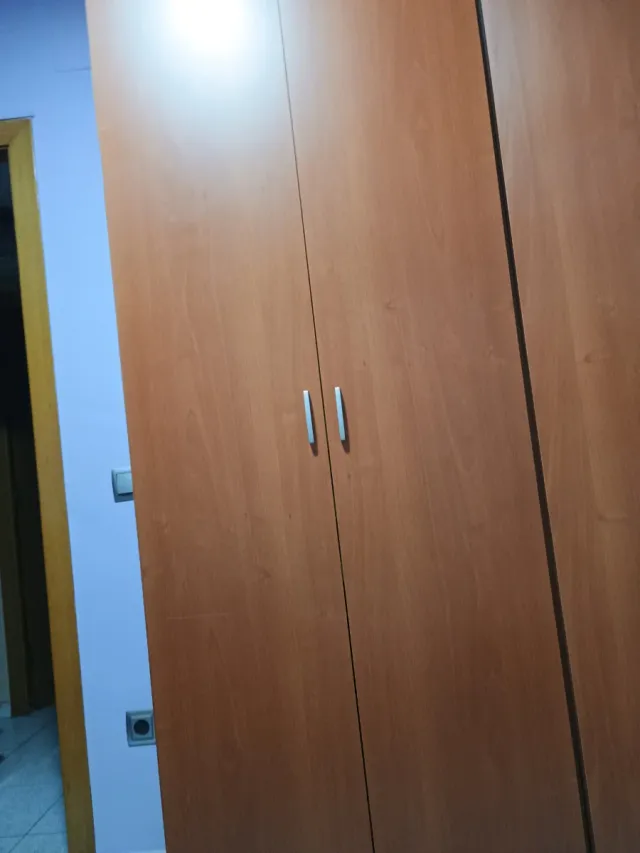 Armario de esquina madera 5 puertas