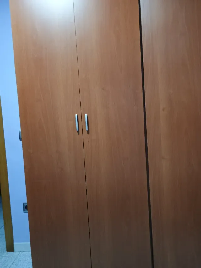 Armario de esquina madera 5 puertas