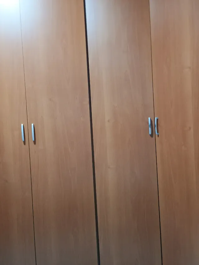 Armario de esquina madera 5 puertas