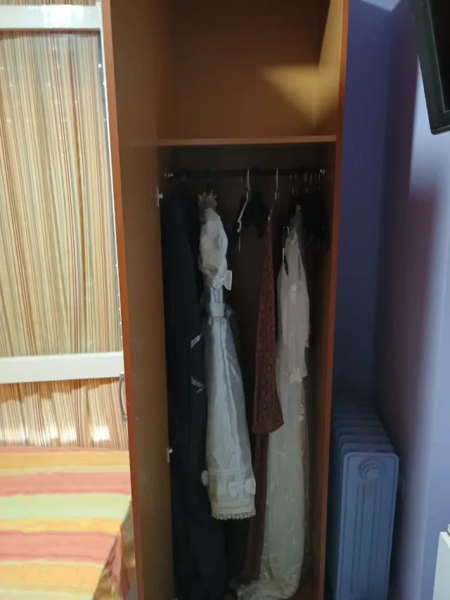 Armario de esquina madera 5 puertas