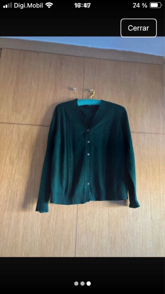 Lote 2 jerseys verde y blanco