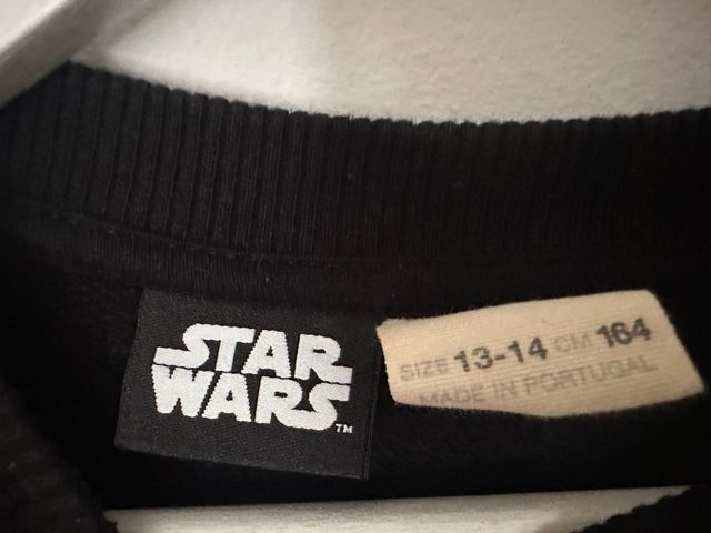 Sudadera Zara Star Wars Negra Niña