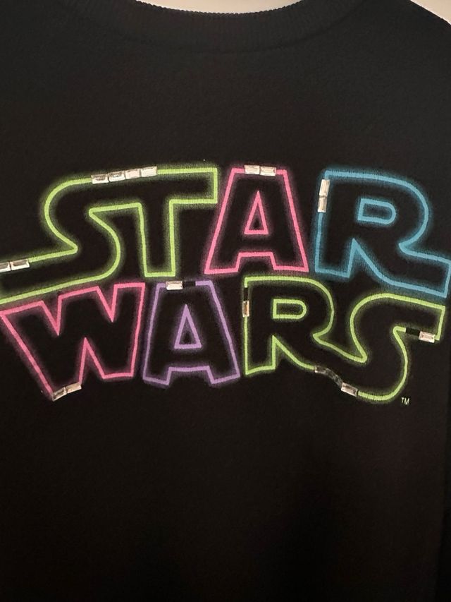 Sudadera Zara Star Wars Negra Niña