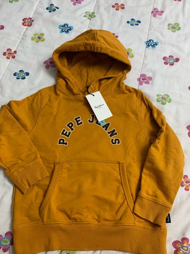 Sudadera Pepe Jeans niño con etiqueta