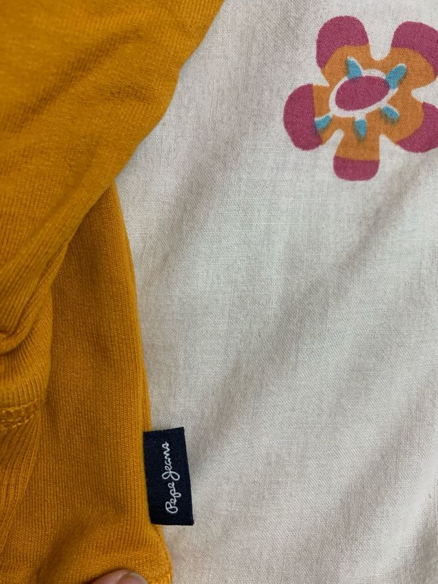 Sudadera Pepe Jeans niño con etiqueta