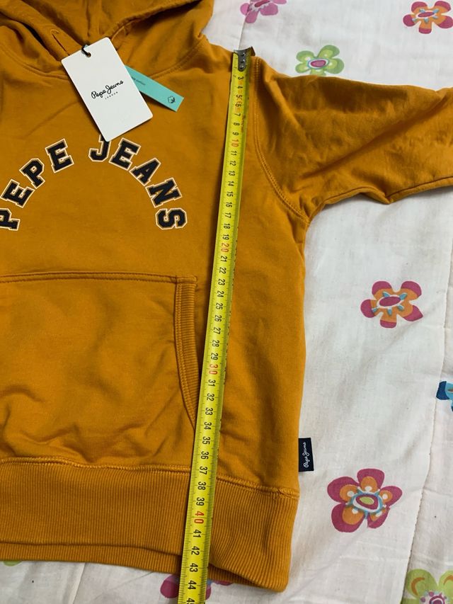 Sudadera Pepe Jeans niño con etiqueta