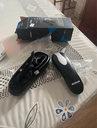 Teléfono fijo Kuken negro y blanco