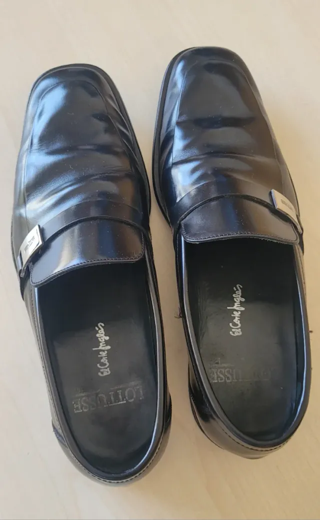 Zapatos Lottusse caballero negros talla 6,5