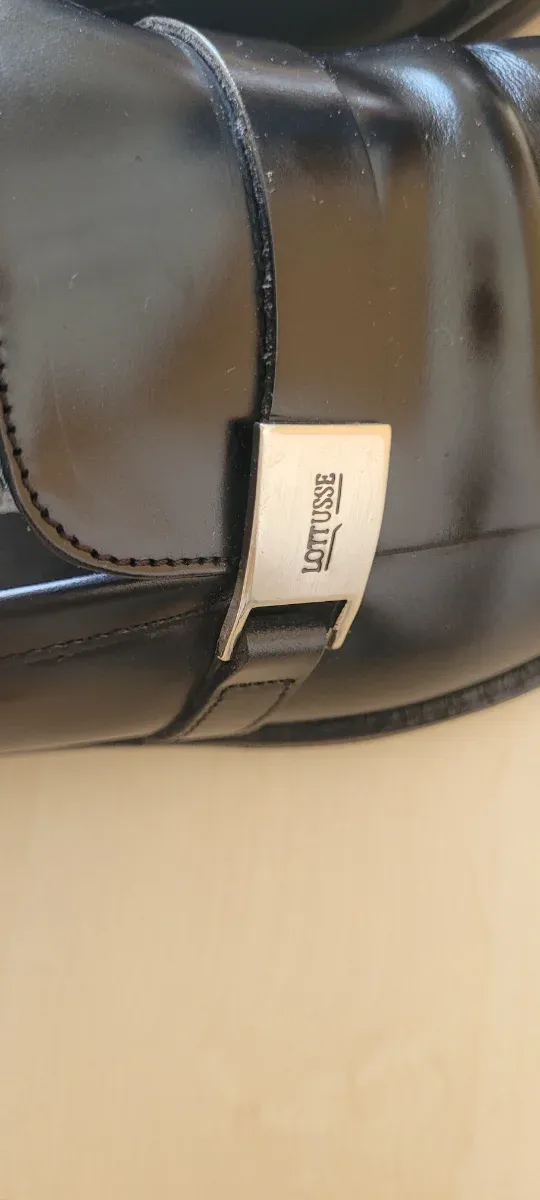 Zapatos Lottusse caballero negros talla 6,5