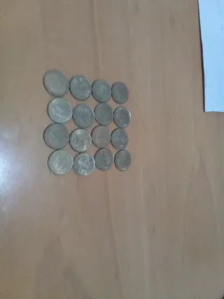 Lote de 16 monedas antiguas