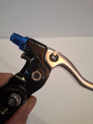 Maneta Freno MTB Aluminio Negra/Azul