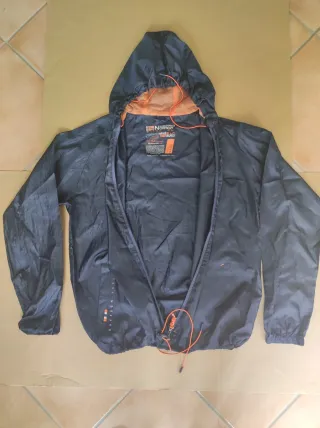 Giacca a vento Geographical Norway blu/arancio