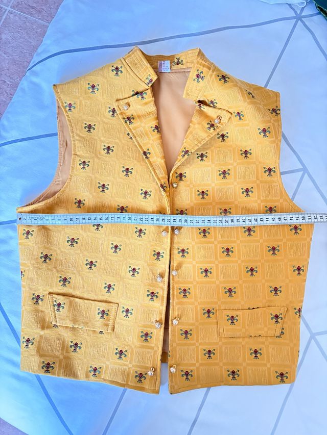 Chaleco Fallero Adulto Dorado