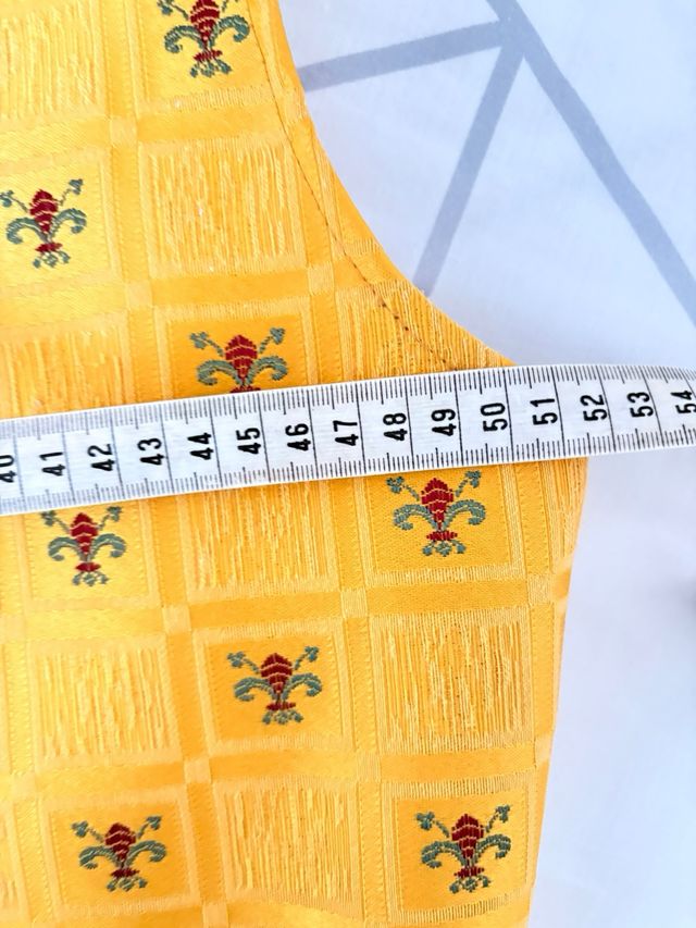 Chaleco Fallero Adulto Dorado