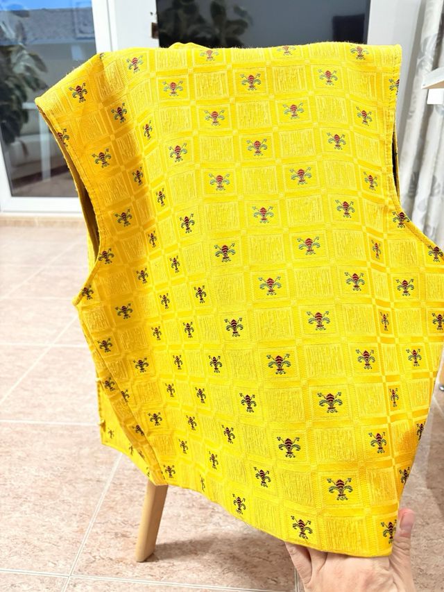 Chaleco Fallero Adulto Dorado
