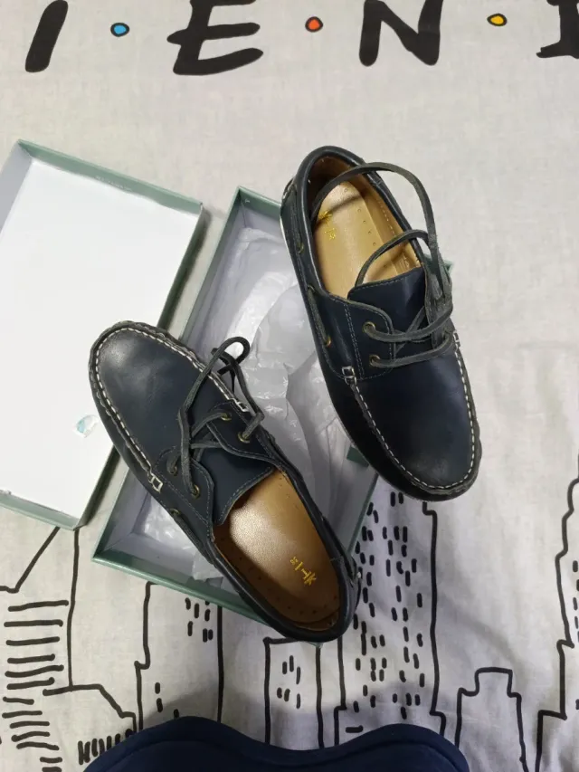 Zapatos náuticos azules