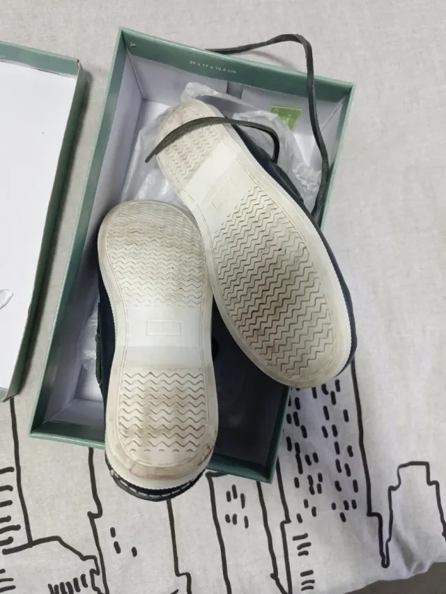 Zapatos náuticos azules