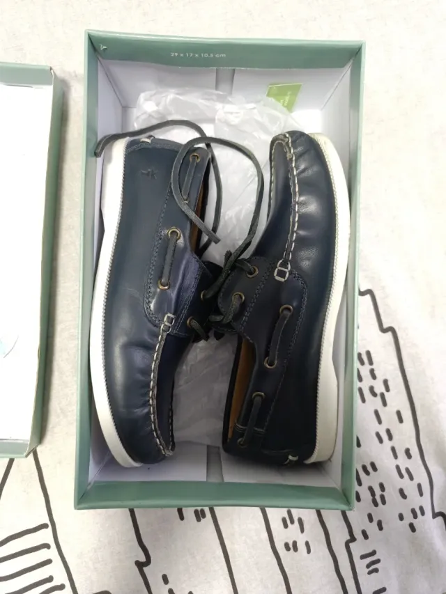 Zapatos náuticos azules