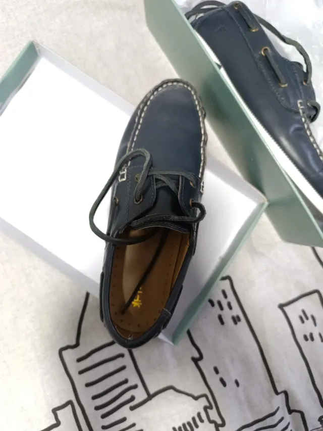 Zapatos náuticos azules