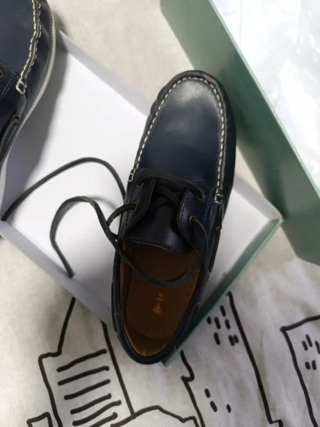 Zapatos náuticos azules