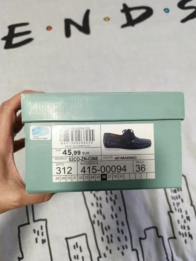 Zapatos náuticos azules