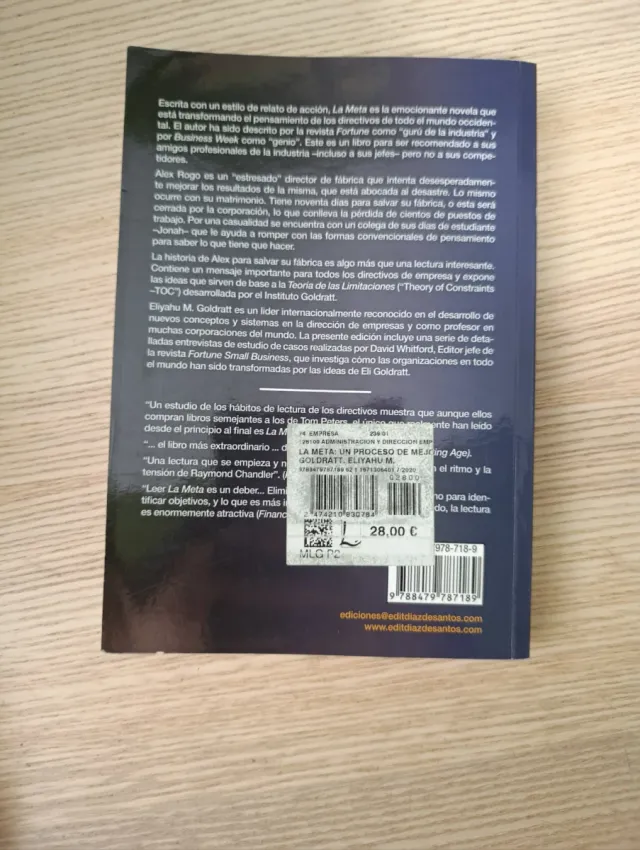 La Meta: Un proceso de mejora continua (Spanish...