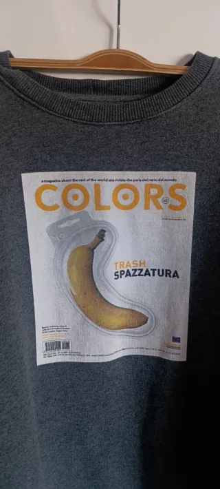 Sudadera Benetton gris hombre