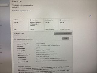 Ordenador Sobremesa HP Negro