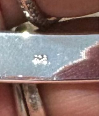 Pulsera Plata Ley Media Caña 6mm