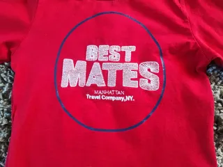 Maglietta OVS rossa manica lunga 4/5 anni