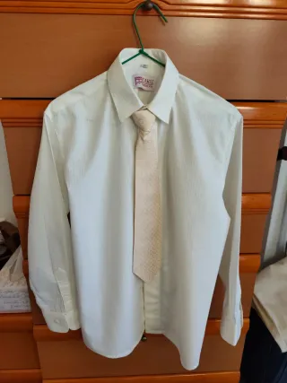 Traje completo niño Kamil beige