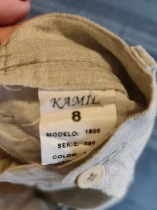 Traje completo niño Kamil beige