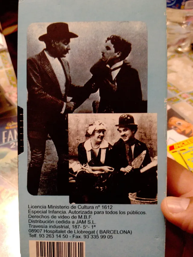 VHS Charlot El Comediante Vagabundo