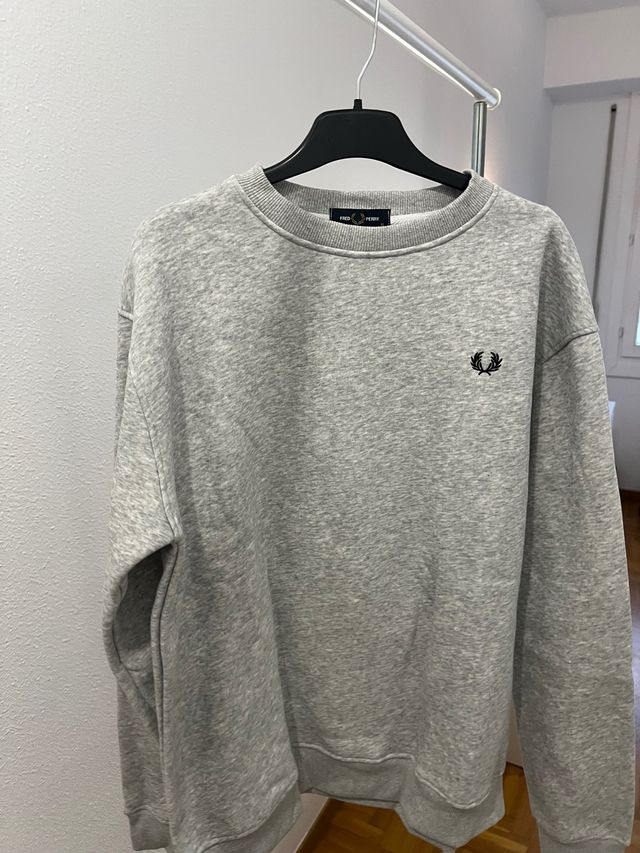 Sudadera Fred Perry Gris