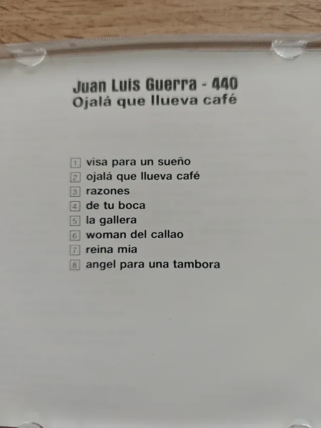 CD Juan Luis Guerra - Ojalá que llueva café