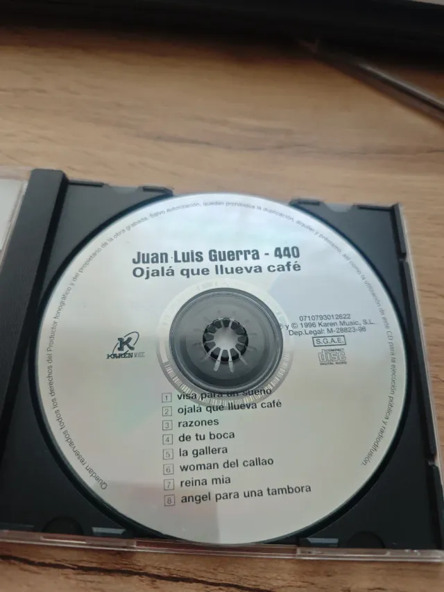 CD Juan Luis Guerra - Ojalá que llueva café