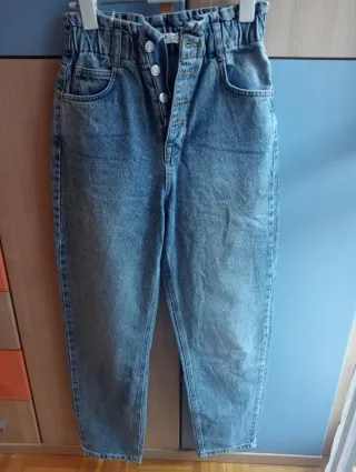 Pantalones vaqueros azules mujer