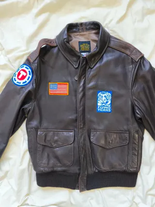 Chaqueta Cuero Avirex A-2 Talla L