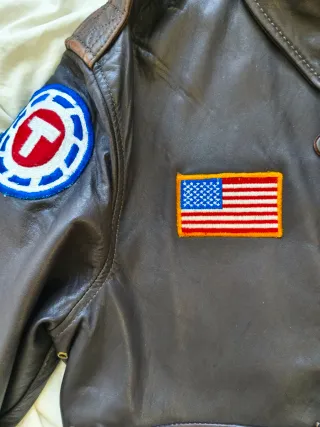 Chaqueta Cuero Avirex A-2 Talla L