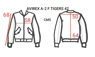 Chaqueta Cuero Avirex A-2 Talla L